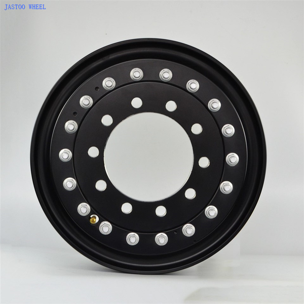 20*10 Inch Two-Piece Shiny Black Military Wheel 20*10 Inch Two-Piece Shiny Black Military Wheel